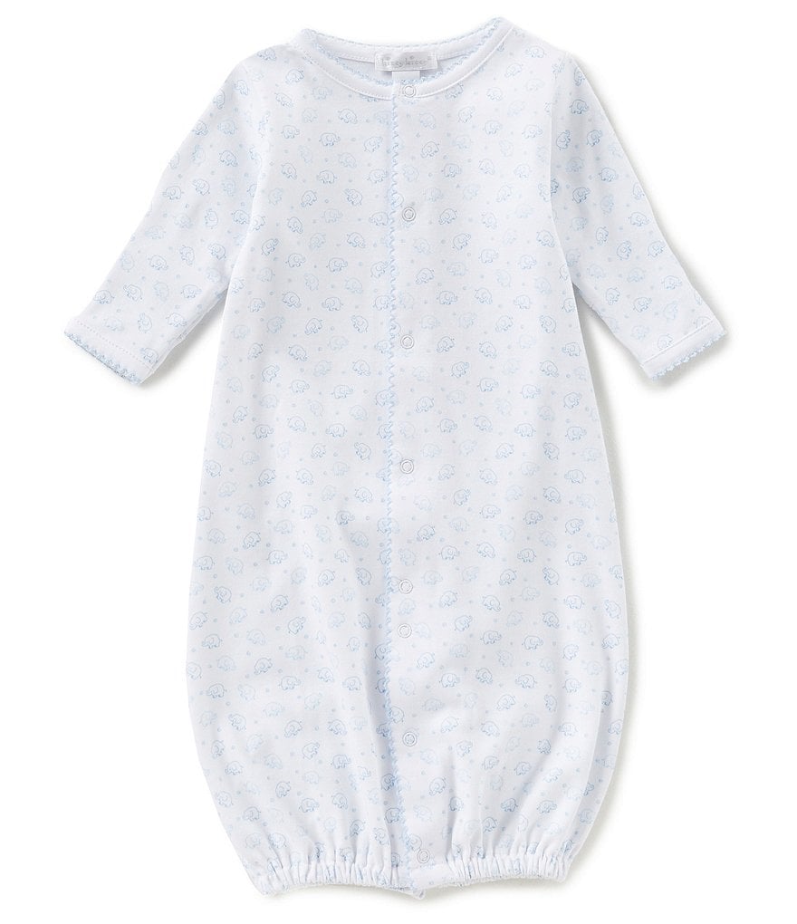 Luvable Friends Baby Boy Cotton Long-Sleeve Gowns 3pk, Little Man, 0-6 Months