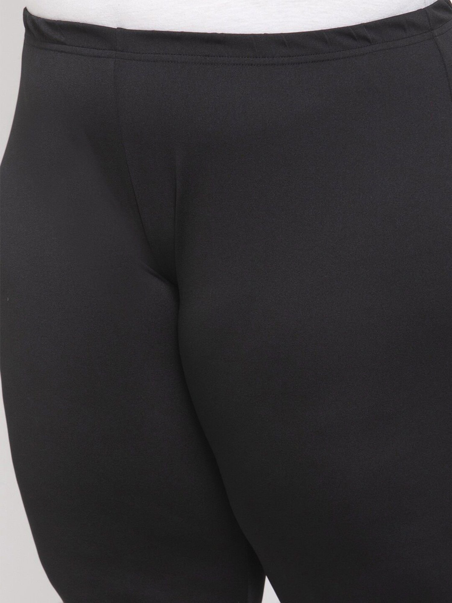 Melon by PlusS Black Regular Fit Capris