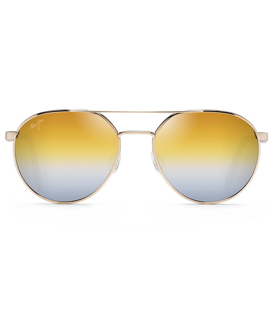 Maui Jim Waterfront PolarizedPlus2&reg; Round 55mm Sunglasses