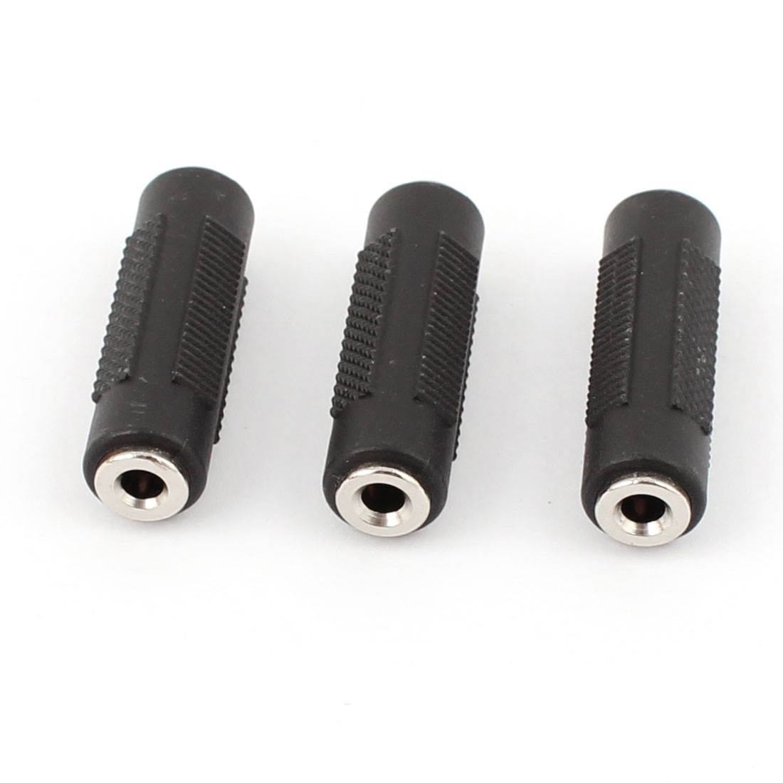 Unique Bargains 3.5mm Female to Female Audio Stereo Extension Adapter Connector Coupler 3Pcs