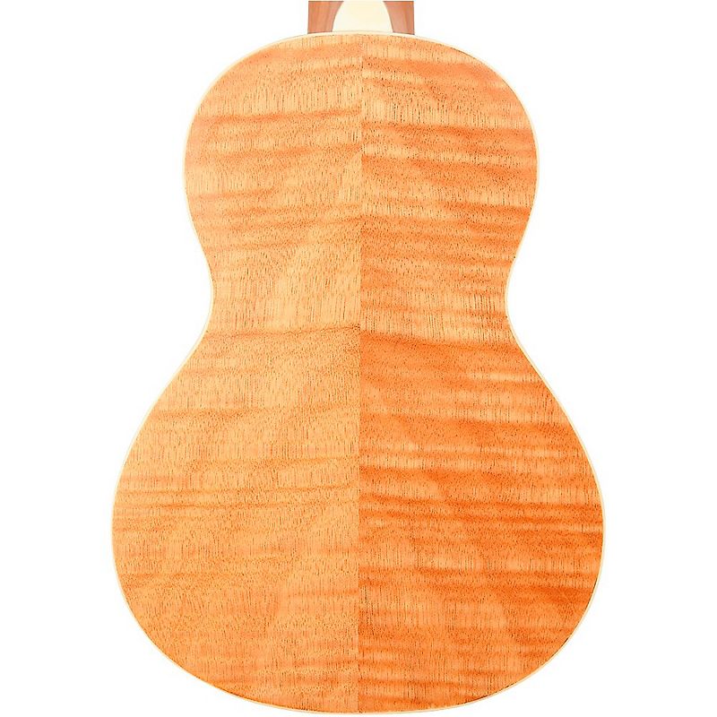 Gold Tone Left-Handed Concert-Scale Curly Maple Resonator Ukulele with Gig Bag Natural