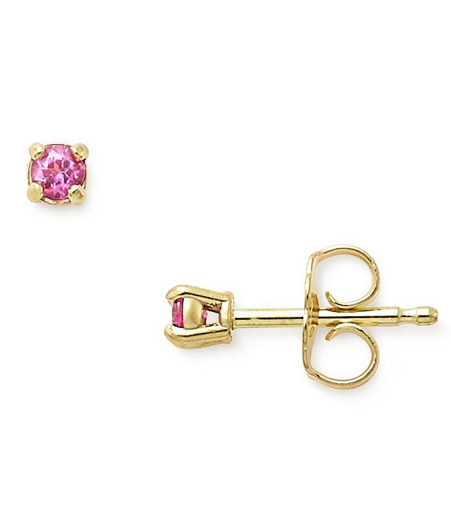 James Avery Petite Birthstone Ear Posts with Lab-Created Sapphires