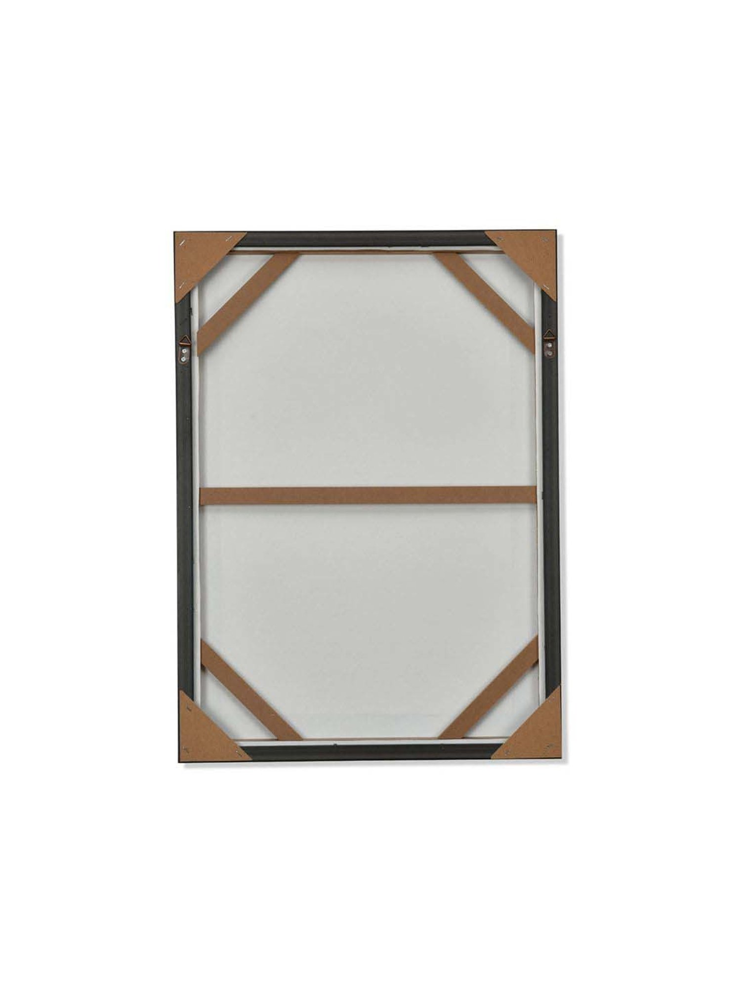 @home Brown & Beige Canvas Square Textured Wall Painting