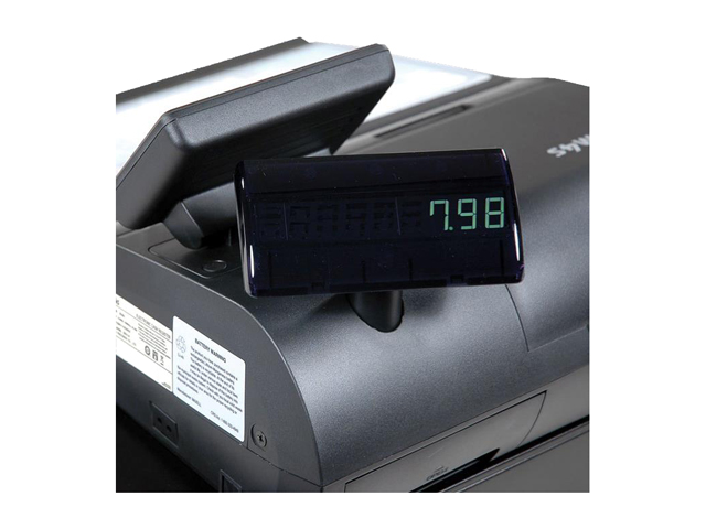 Sam4s ER-940 Multi-Use Electronic Cash Register, Flat-Key Flat, Spill-Resistant Keyboard, Receipt and Journal Printers, for Food Service