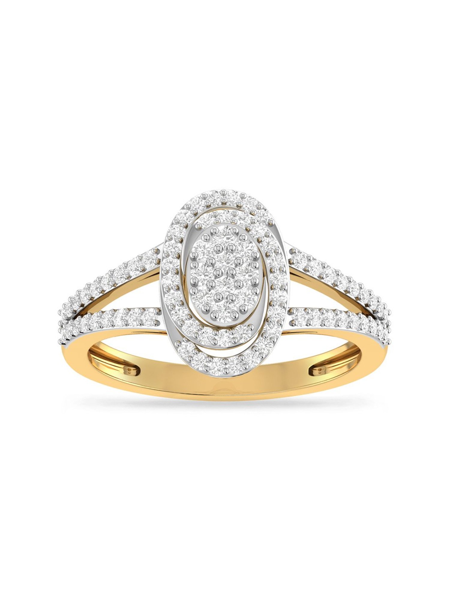 PC Jeweller Ailbe 18k White Gold Ring for Women