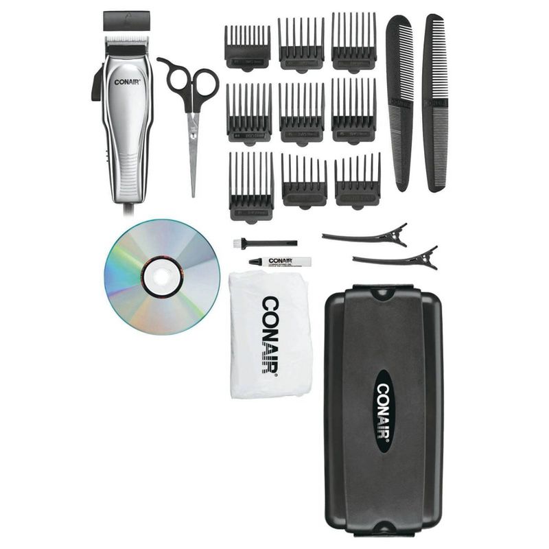 Conair Custom Chrome Haircut Kit - 21pc