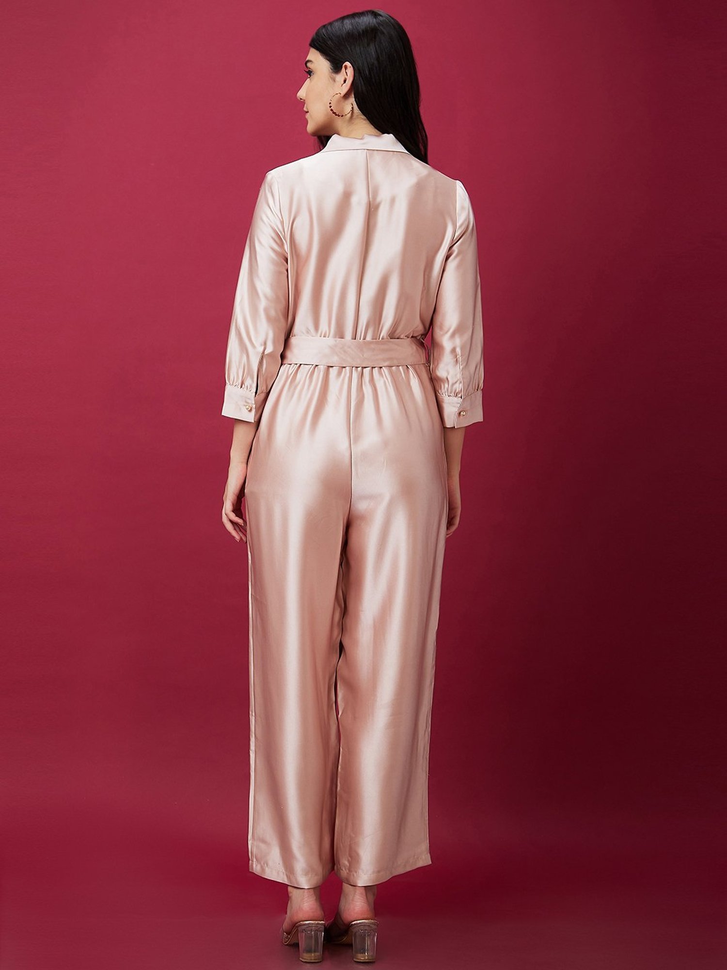 Globus Beige Maxi Jumpsuit