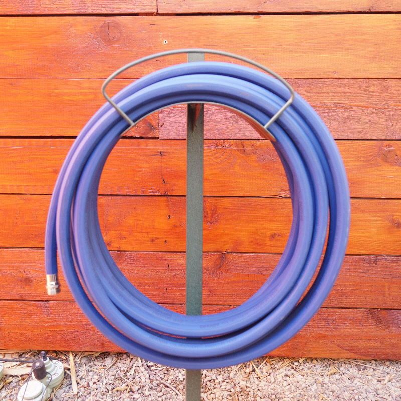 Yard Butler Heavy Duty Steel Free Standing Outdoor Garden Hose Hanger Holder