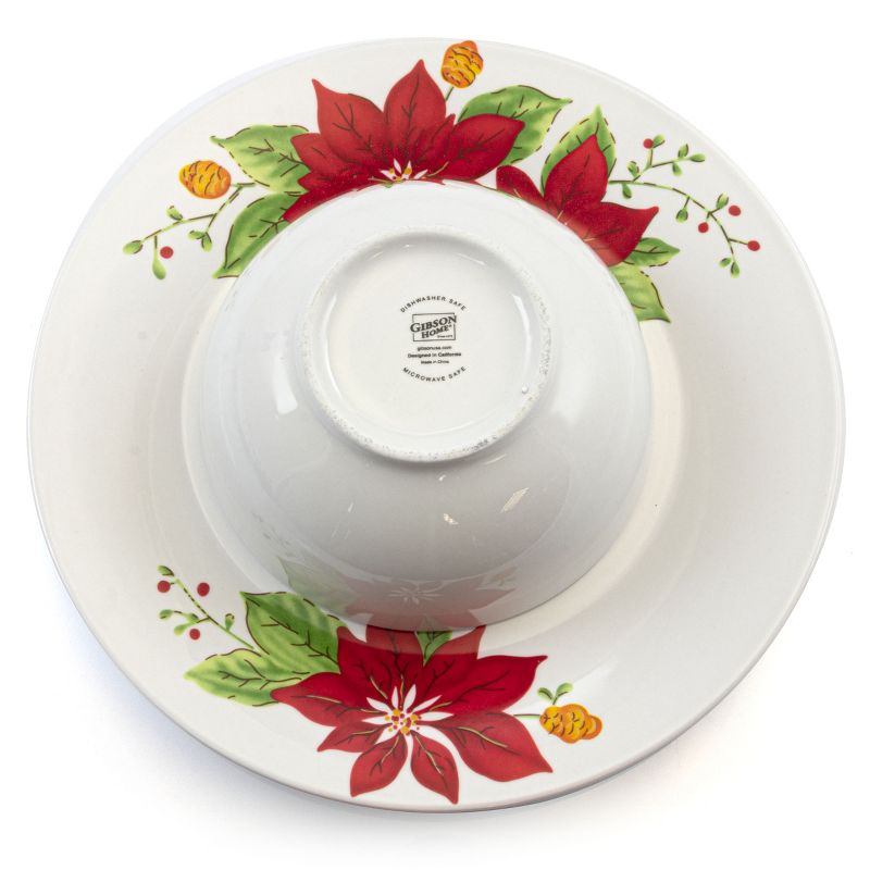 Vremi 16 Piece Multicolor Porcelain Dinnerware Set with 4 Dinner Plates, 4 Dessert Plates, 4 Salad/Soup Bowls, & 4 Coffee/Tea Mugs