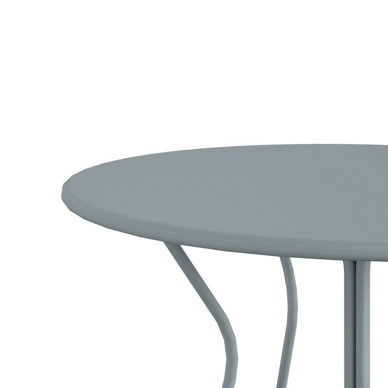 Heidi 3pc Indoor/Outdoor Bistro Set - Light Gray - Novogratz