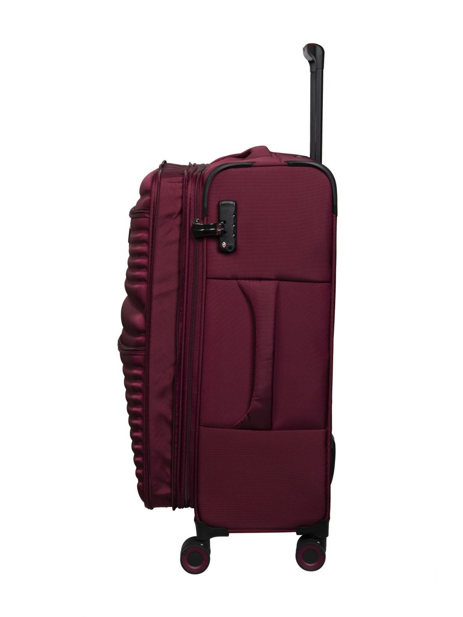 it luggage Precursor Red Medium -24 inches Expandable Soft Case Luggage Trolley with TSA Lock