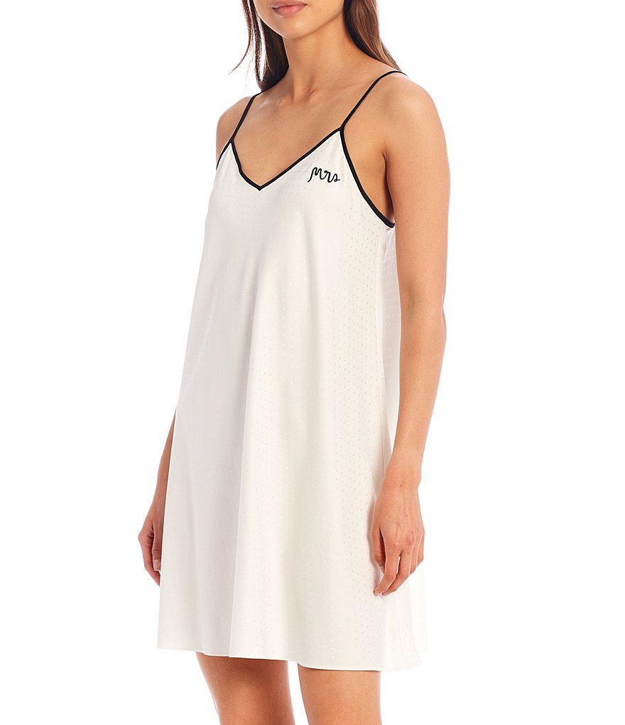 Eileen West Floral Printed Lawn Woven Short Nightgown