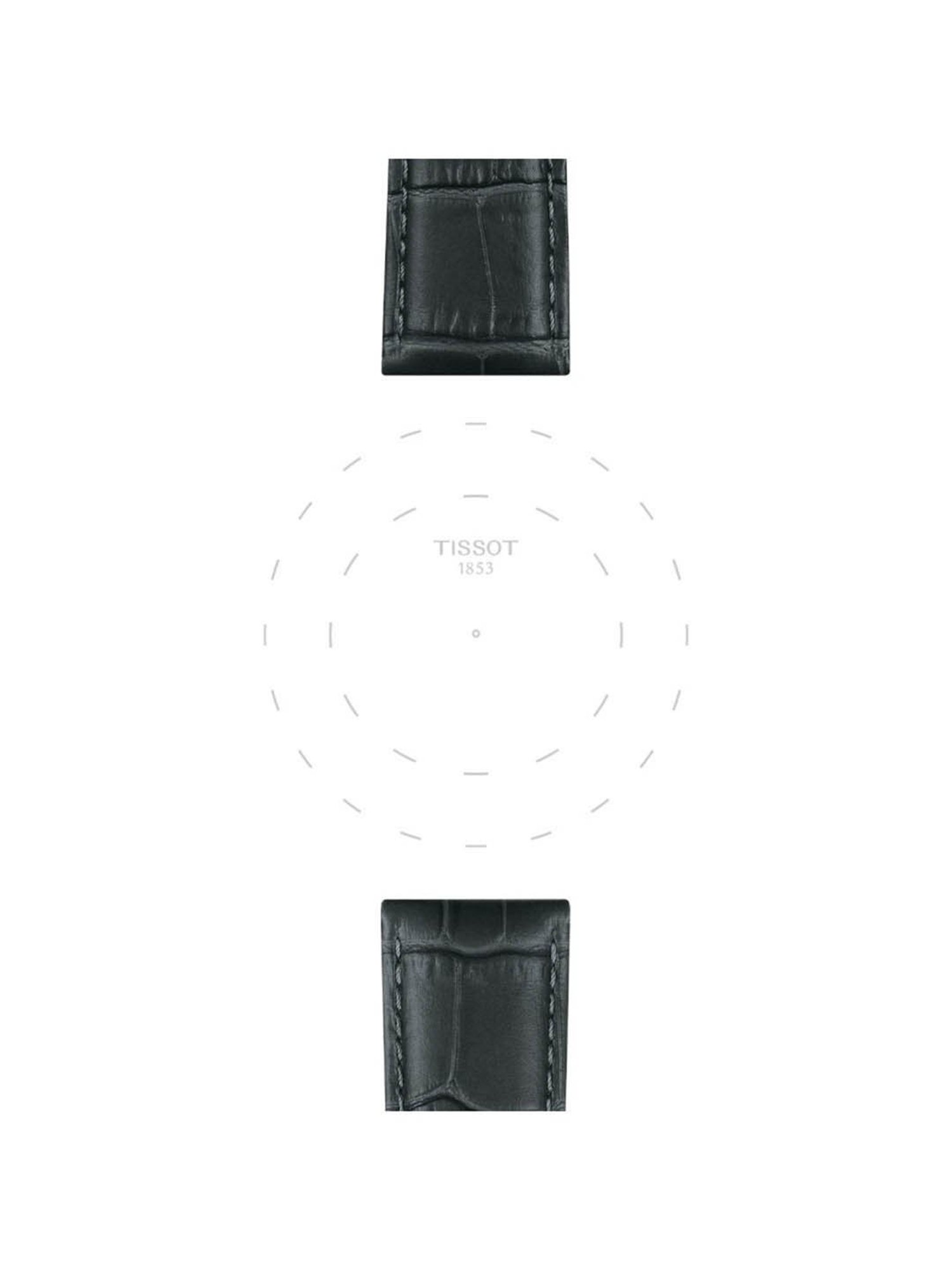 Titan 24 mm Tan Genuine Leather Strap for Men