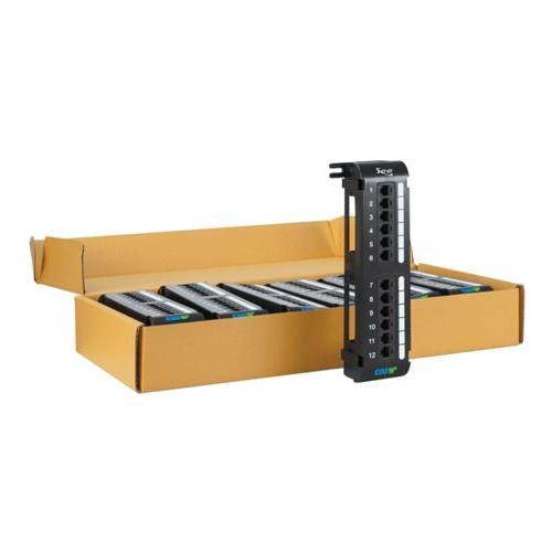 ICC ICMPP125EV PATCH PANEL, VERT, CAT 5E, 12-PORT, 6PK