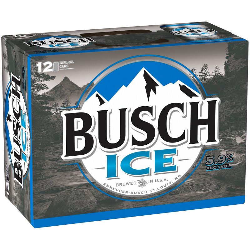 Busch Ice Beer - 12pk/12 fl oz Cans