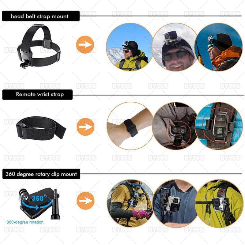 Ackmioxy 51 in 1 Accessories Kit for GoPro Hero 9 Black with Waterproof Housing Case Travel Case Screen Protector Filter licone Sleeve Accessory Set for GoPro Hero 9 Black Camera Accessories