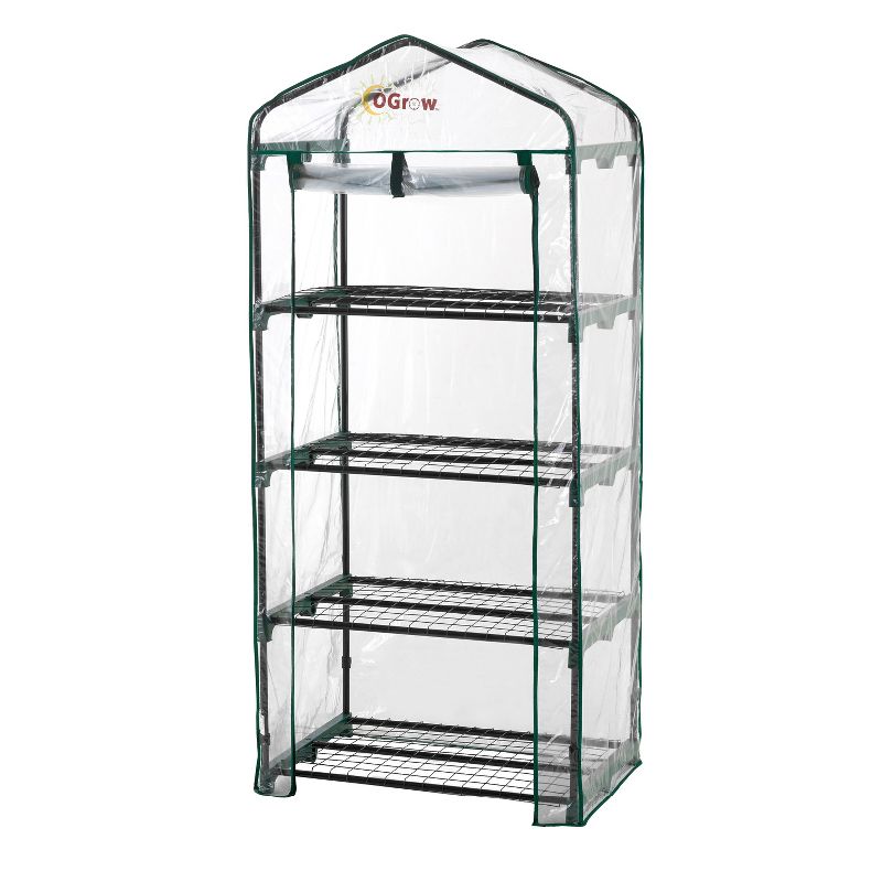 Ultra - Deluxe 4 Tier Portable Bloomhouse  - Clear - Ogrow