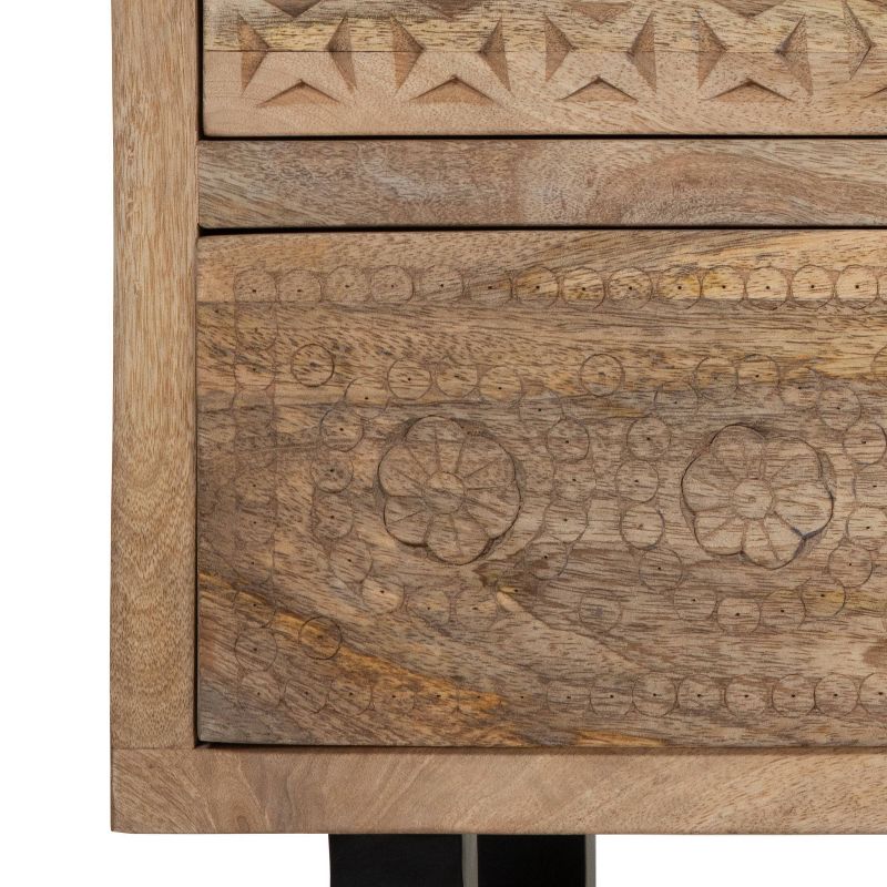 Serreno 2 Drawer Nightstand Natural - HOMES: Inside + Out