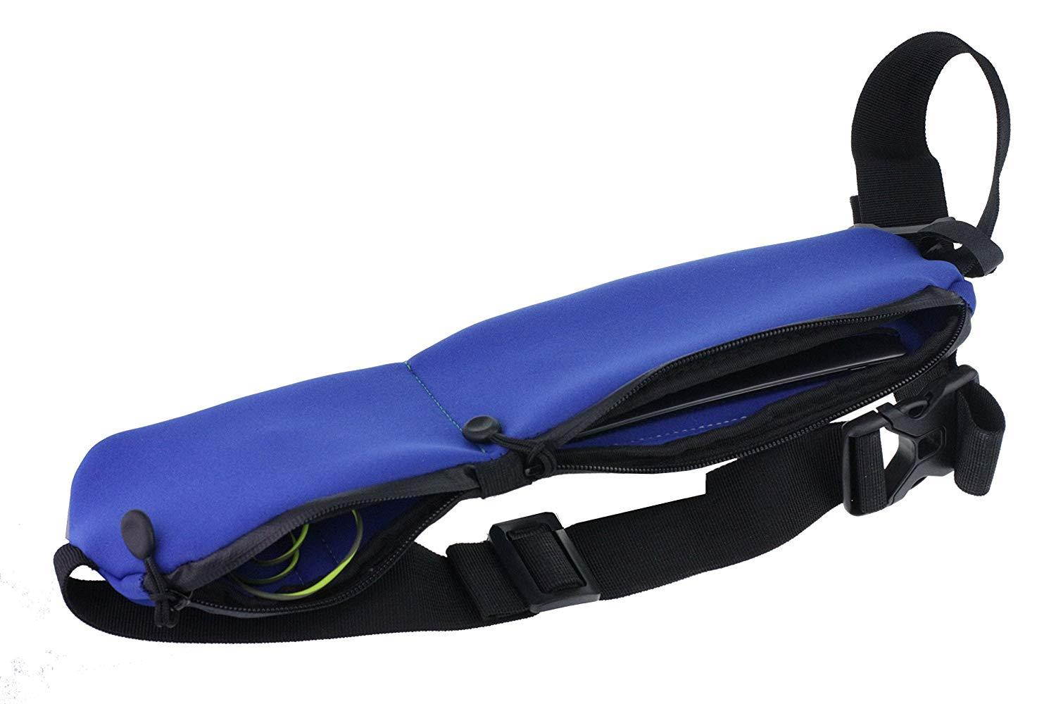 Navitech Blue Smartphone Running/Jogging Water Resistant Sports Belt/Waistband Compatible with The The Huawei Elate