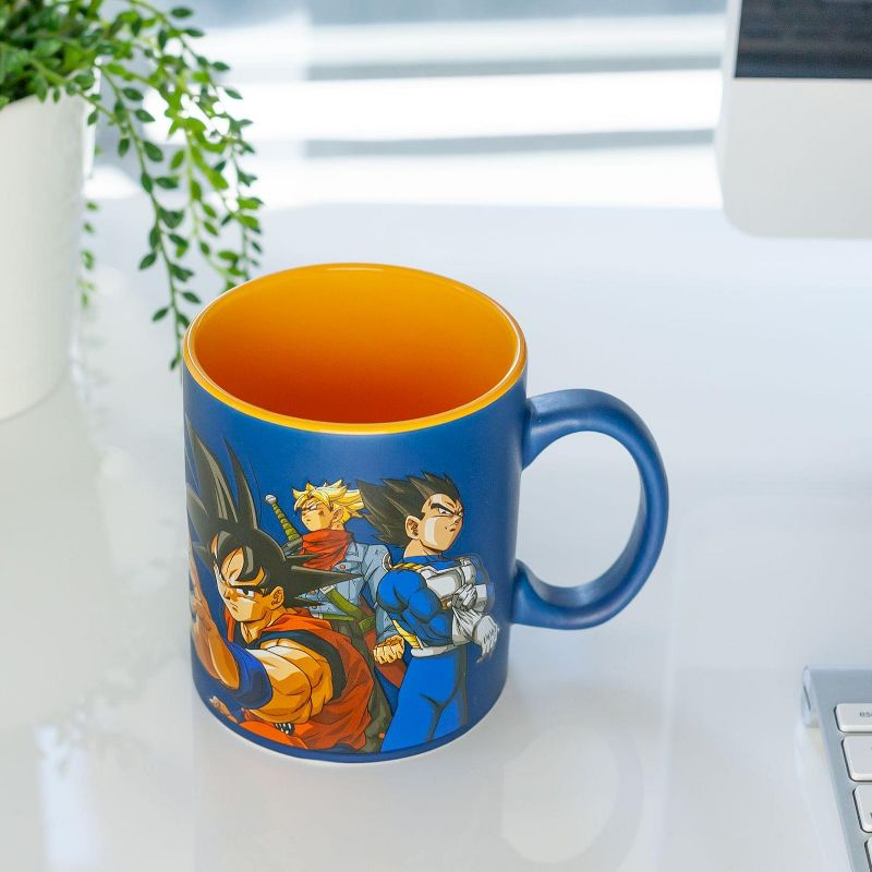 Just Funky Dragon Ball Super Saiyans Vs. Goku Black & Zamasu Ceramic Mug | Holds 16 Ounces