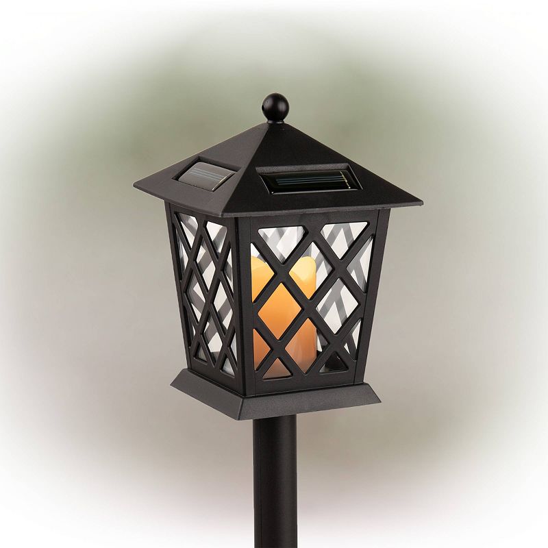 Alpine 9pc Solar Lantern LED Pathway Light
