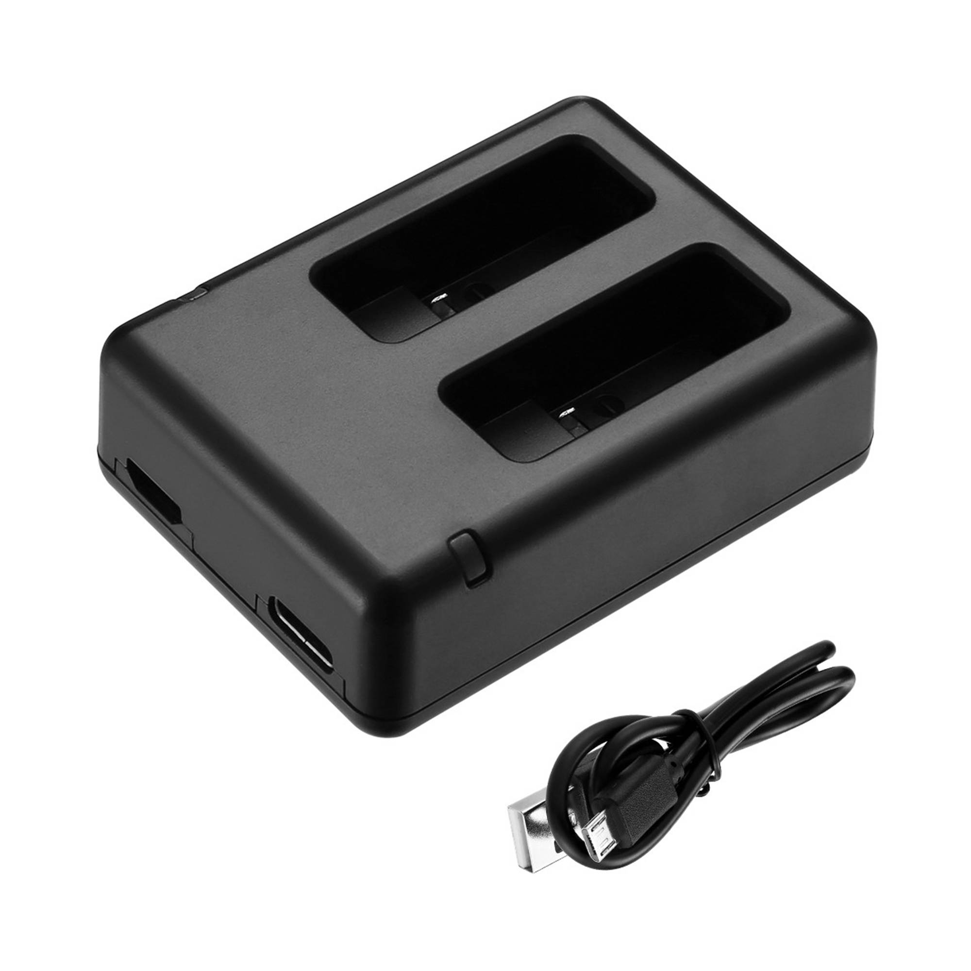 Powerextra Battery Charger USB Cable USB Dual Charger For GoPro AHDBT-501 Battery.