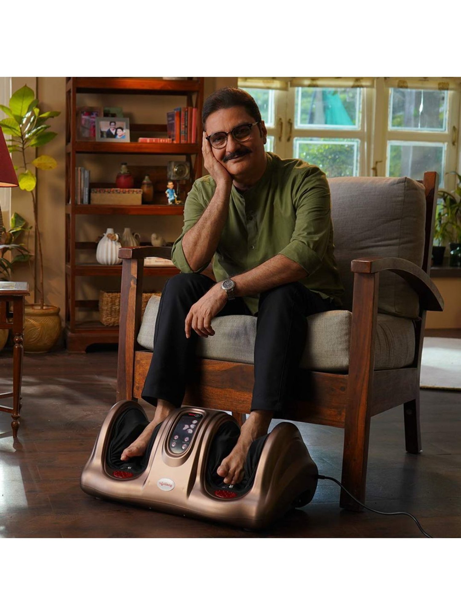 Caresmith Bloom Rose Quartz Gua Sha Face Massage Tool for Women, Battery Powered (Rose Quartz)