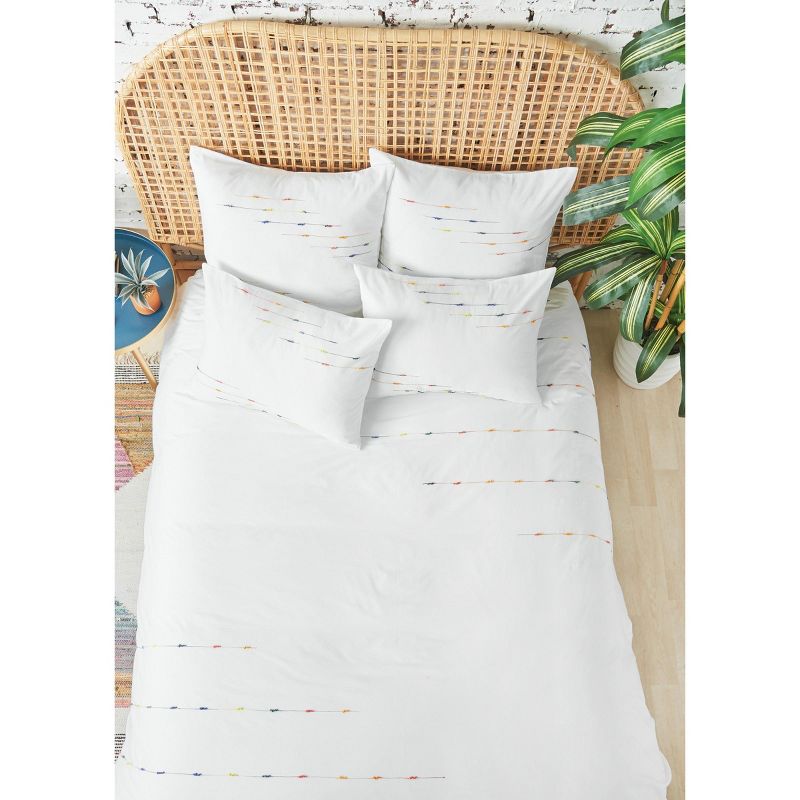 King Oakdale Duvet Cover Set Gray - Stone Cottage