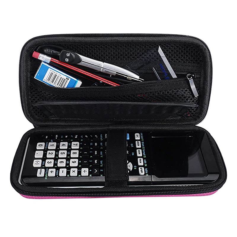 Hard EVA Case Shockproof Carry Storage Travel Bag Protective Box for TI-84 Plus CE/Color TI-83 Plus,TI-89 Titanium, HP 50G Scientific and Financial Graphing Calculators