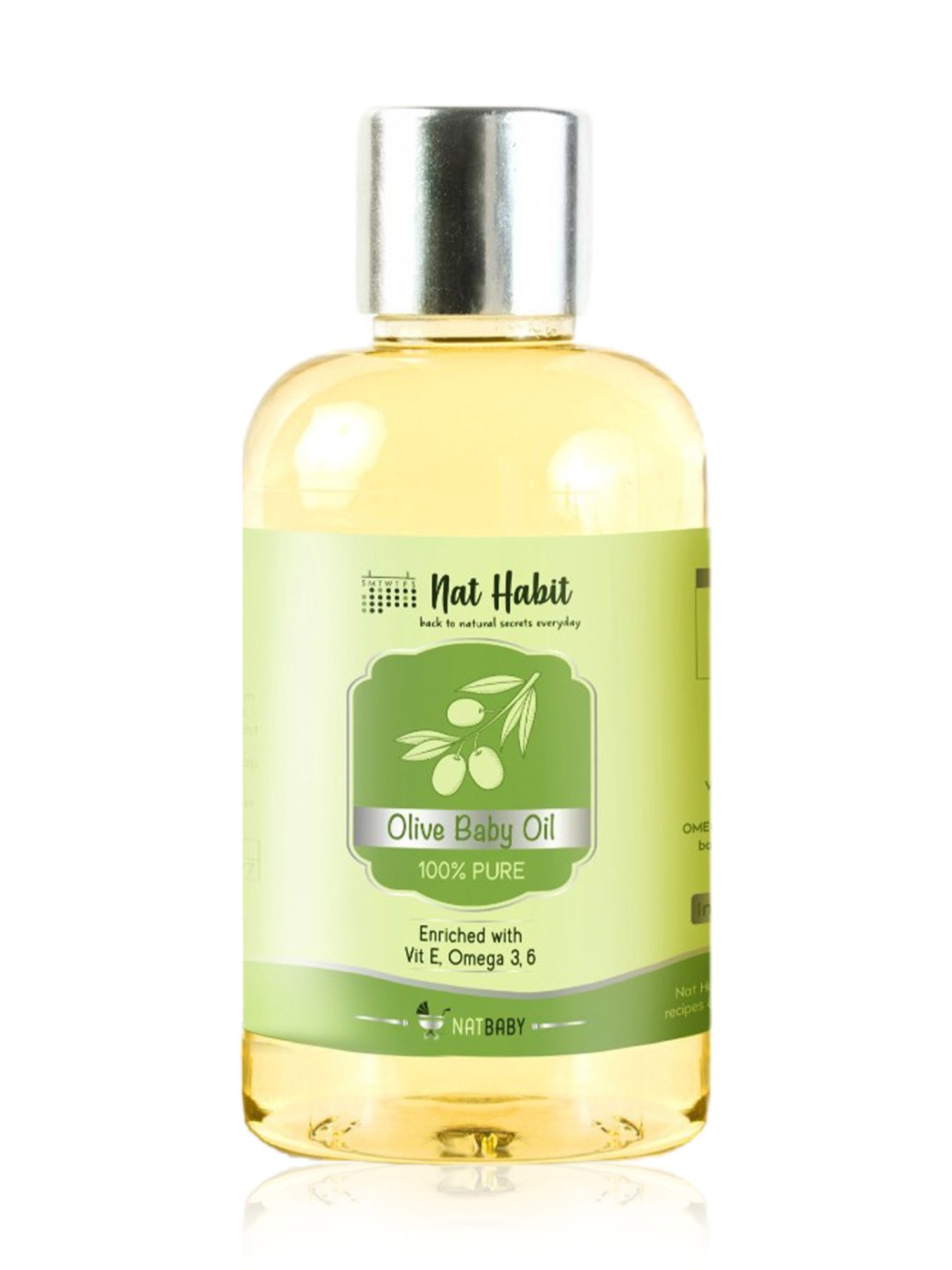 Nat Habit 100% Pure Olive Baby Oil - 100 ml