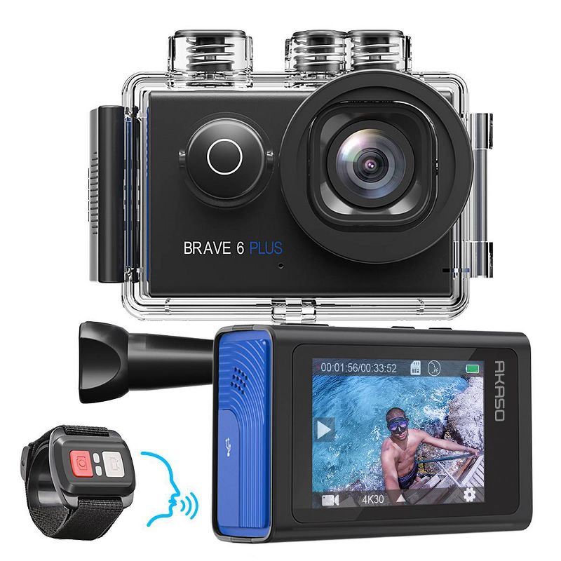 Compact Size 720P HD Digital Camera Camcorder 5MP CMOS Sensor 2.0" LCD Screen 3 Meters Waterproof with Built-in Microphone for Kids Children Students Boys Girls Summmer Gift