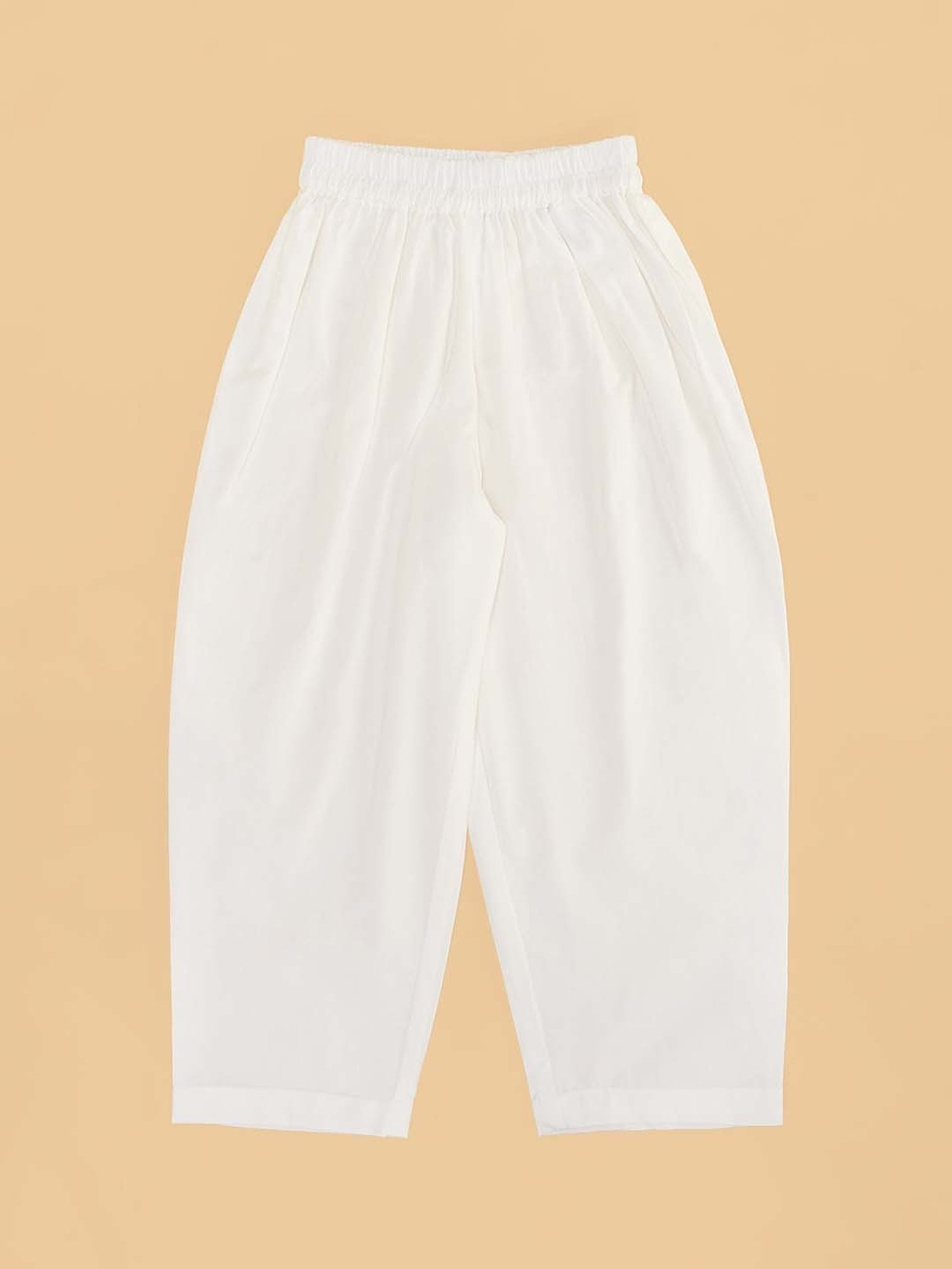 Indus Route by Pantaloons Kids Maroon & White Cotton Printed Full Sleeves Kurta Set