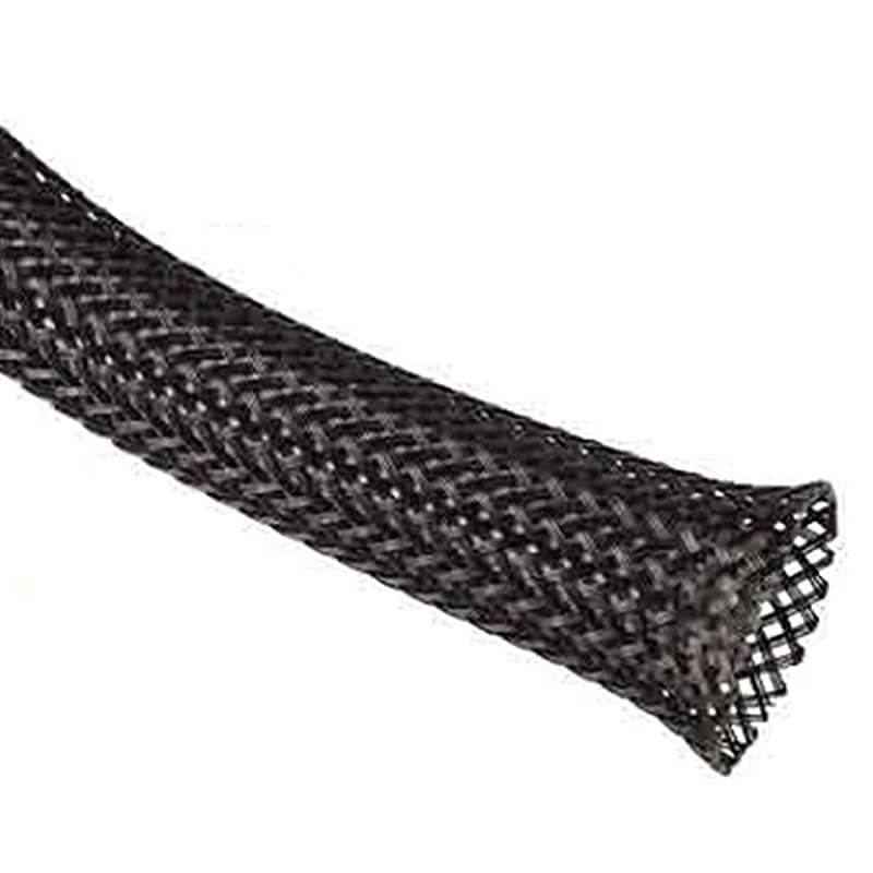 12 Clean Cut Sleeving 25 feet Black