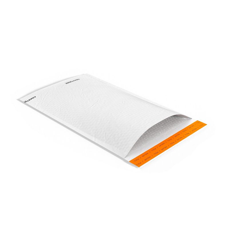COASTWIDE 8-1/2 x 13-1/2 White Kraft QuickStrip Bubble CW56590