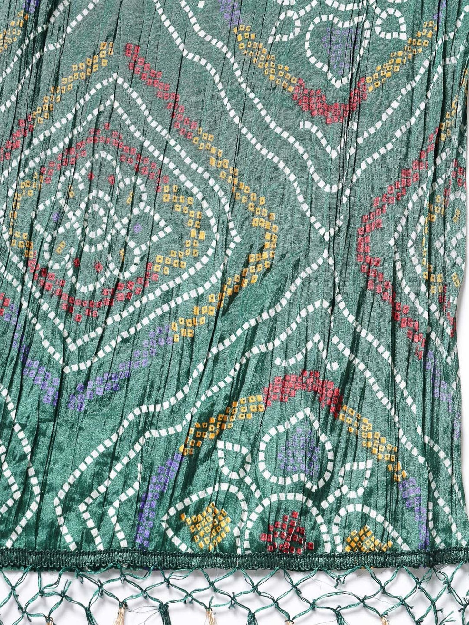 Stylum Green Printed Dupatta