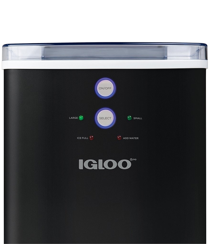 Igloo 33-Pound Automatic Portable Countertop Ice Maker Machine, Black