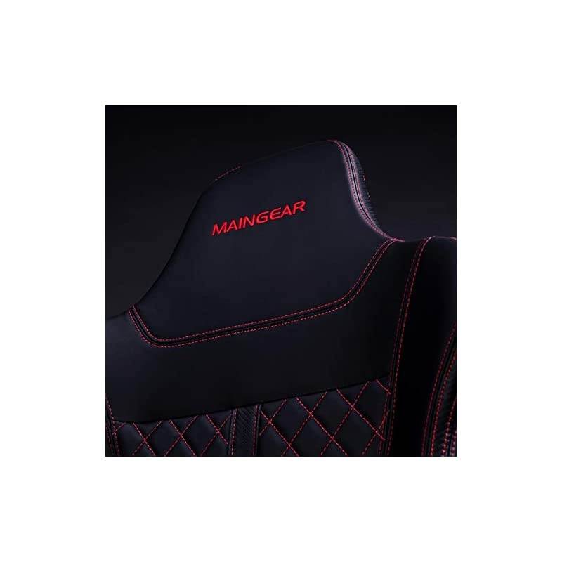 Gaming Chair Forma GT Nero Ergonomic Racing Recliner with 5-Year Warranty, Black/Red