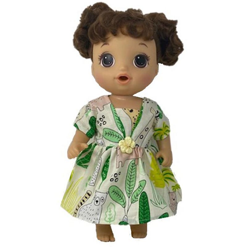 JC Toys Lil' Cutesies Twins 8.5" All Vinyl Baby Doll with Stroller