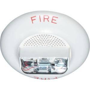 E60-24MCC-FW WHEELOCK SIG./COOPER WHEELOCK 2W SPK STR,RD,CEIL,STD INT,WHT