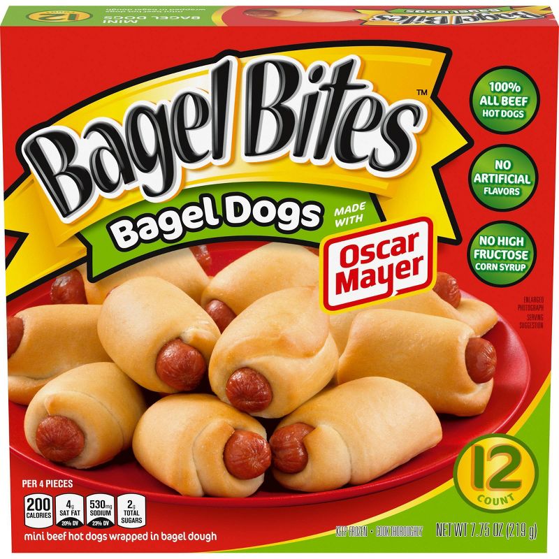 Bagel Bites Frozen Bagel Hot Dogs - 7.75oz