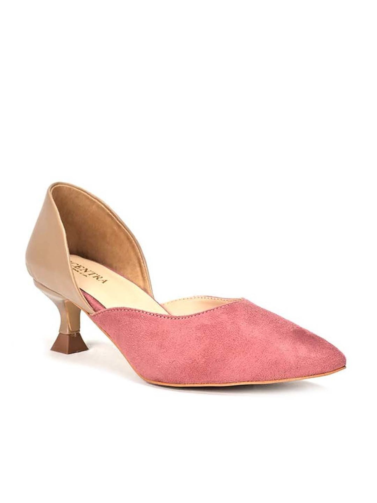 Scentra Women's Pink D'orsay Shoes