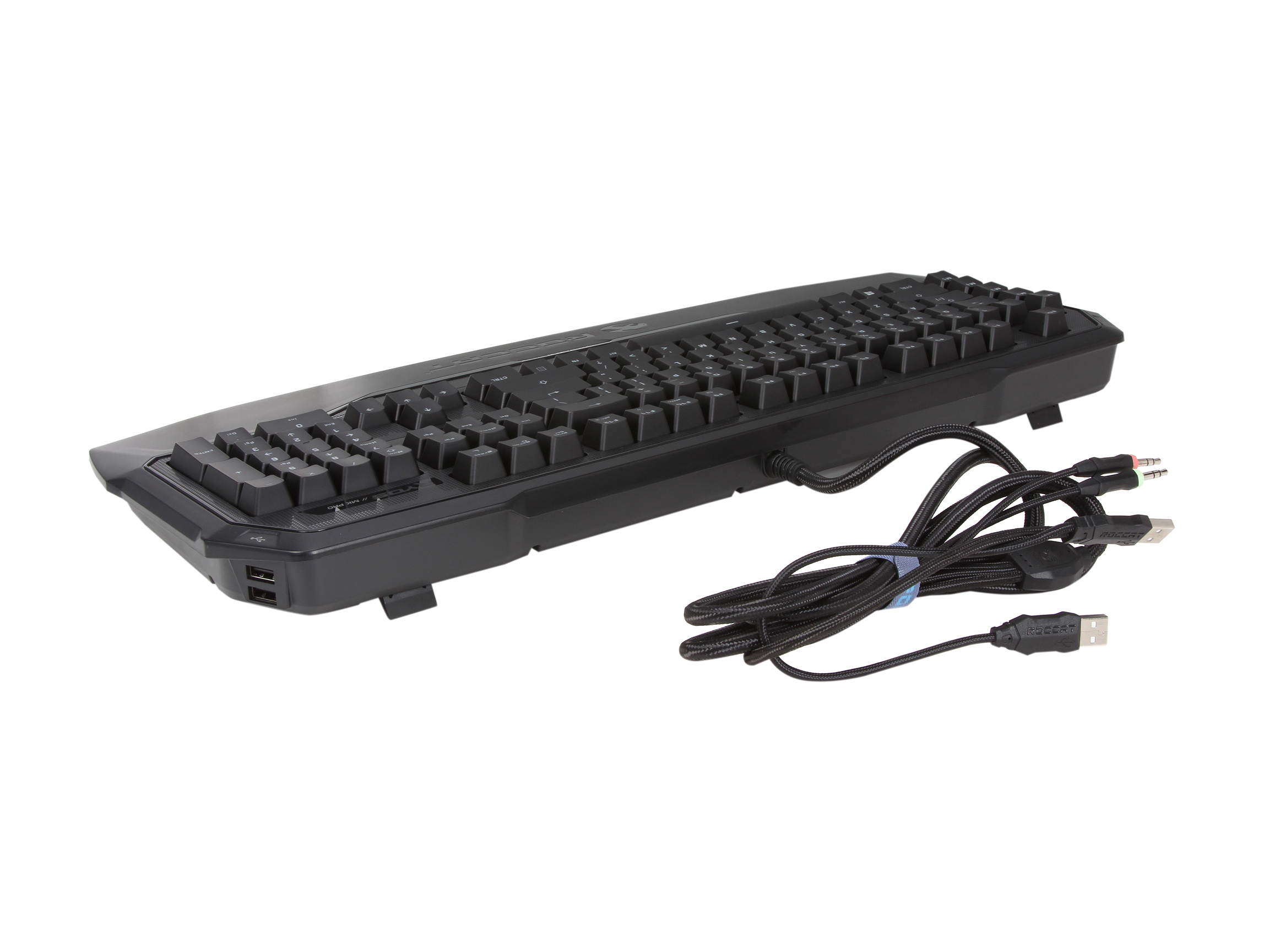 ROCCAT ROC-12-851-BK Ryos MK Pro Mechanical Keyboard with Per-key Illumination - Black Cherry MX Key Switch