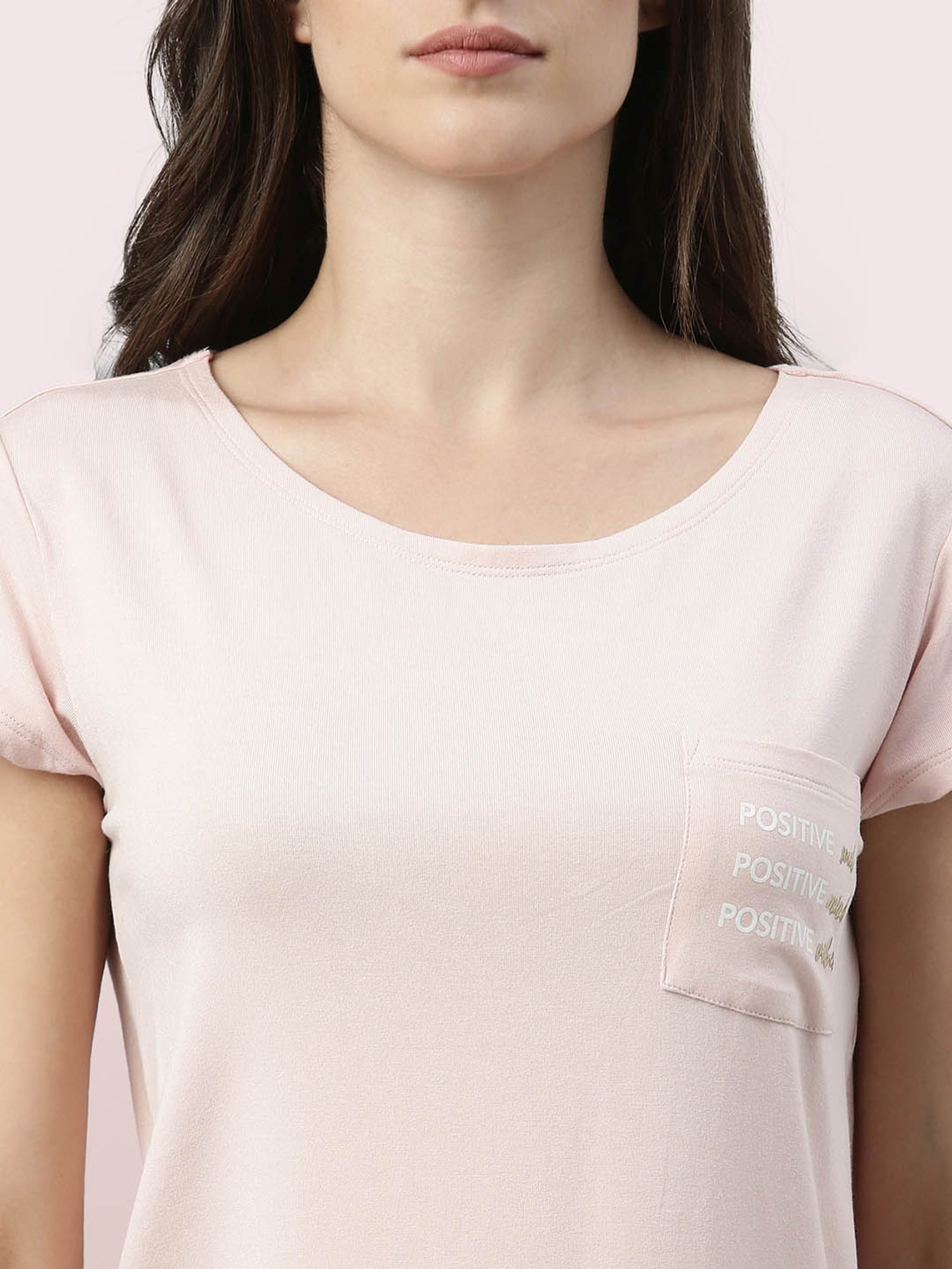 Enamor Light Pink T-Shirt