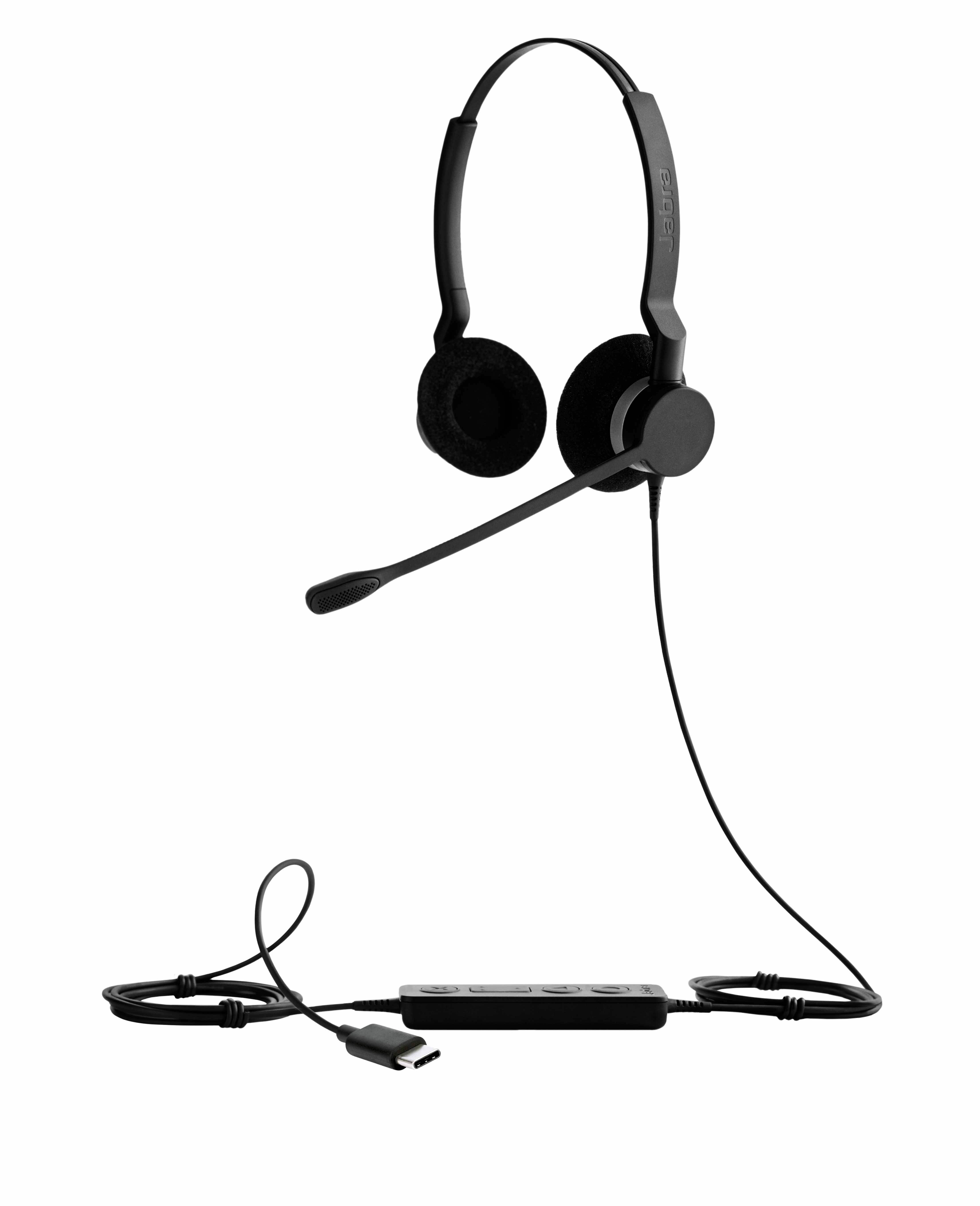 Jabra Biz 2300 USB-C MS Duo Wired Headset