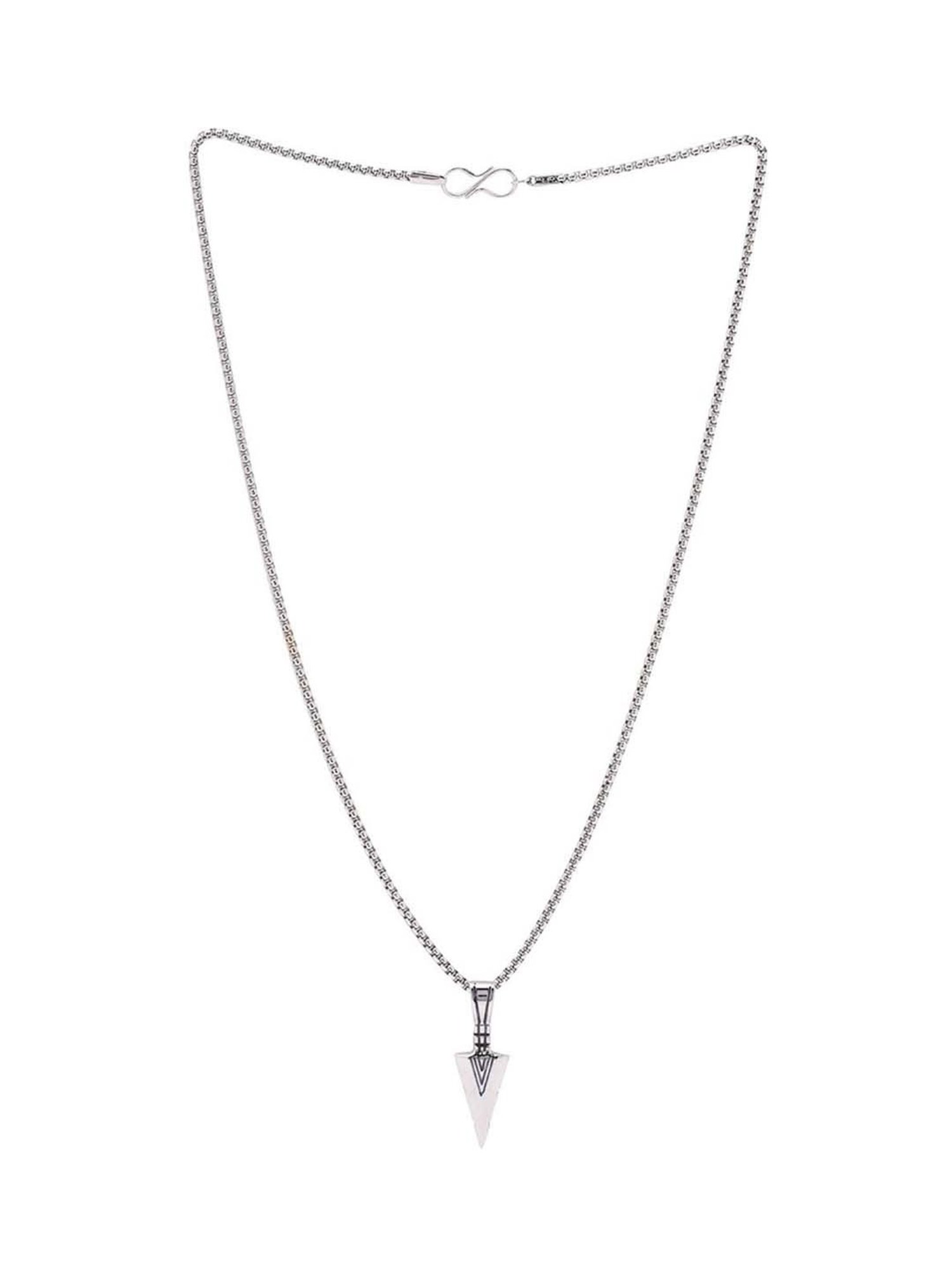 Bold By Priyaasi Men's Arrow Pendant on a Stylish Chain