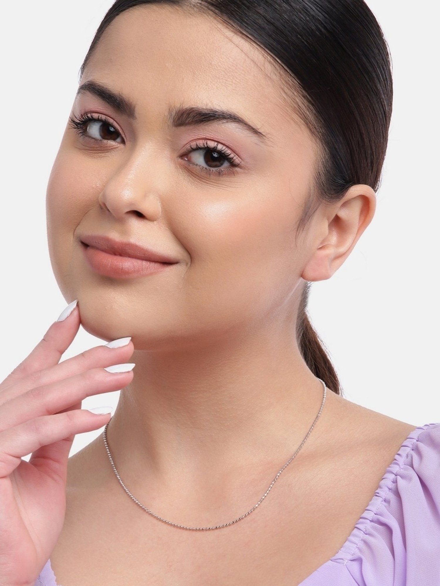 Zavya Sleek and Modern Golden Plated 92.5 Sterling Silver Box Chain