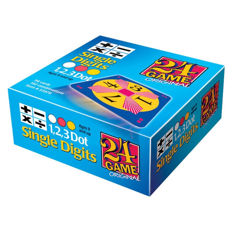 24 Game Cards Single Digits