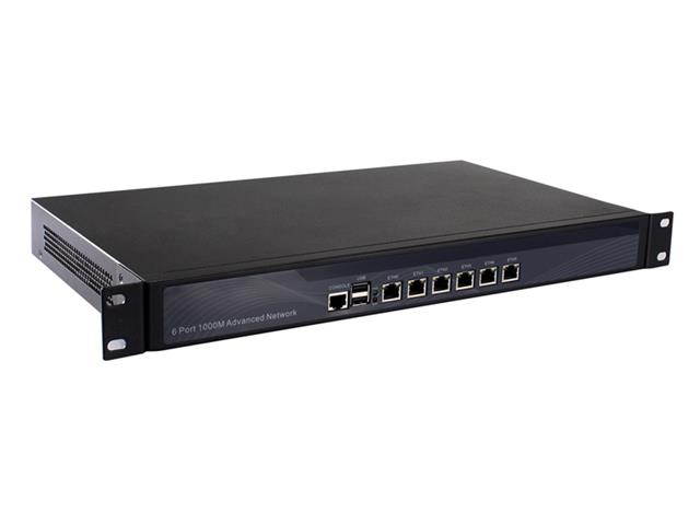 Firewall, Mikrotik, Pfsense, VPN, 1U Rackmount, B75,Intel I5 3470,Network Security Appliance,(Gray),[HUNSN RS09],[6LAN/2USB2.0/1COM/Fan],(Barebone System)