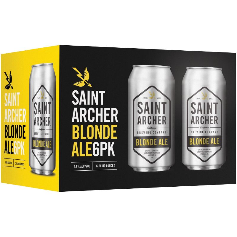 Saint Archer Blonde Ale Beer - 6pk/12 fl oz Cans