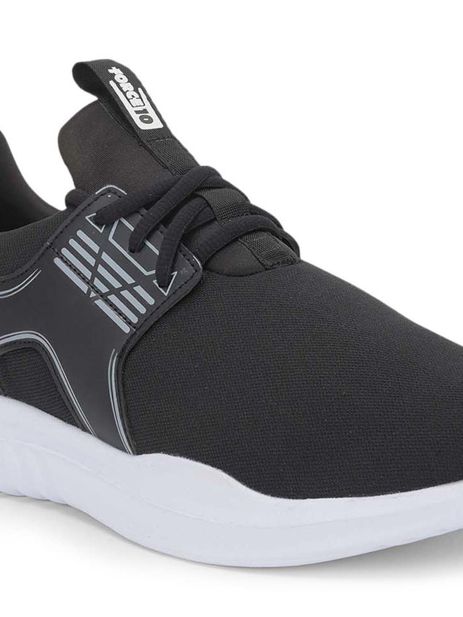 Force 10 by Liberty Men's Black Running Shoes